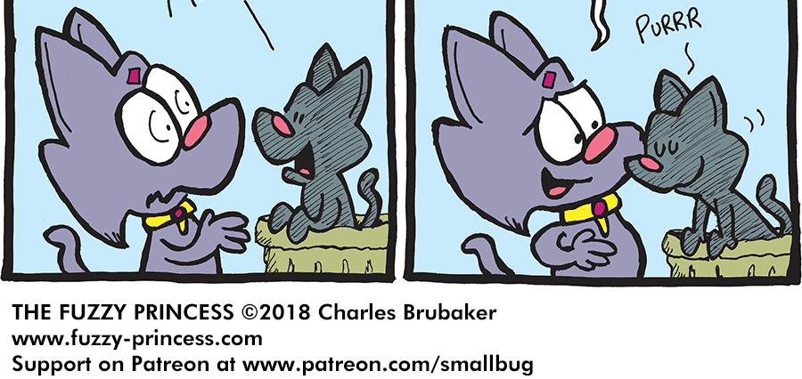 The Fuzzy Princess - Episode 339, Page 1: 2018-11-16-More Cookies